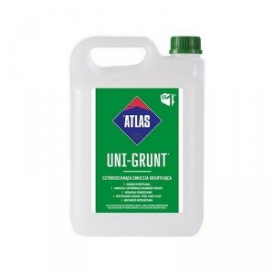 Atlas Uni-Grunt-ująca 5kg 5L emulsja mleczko do gruntowania szybkoschnący
