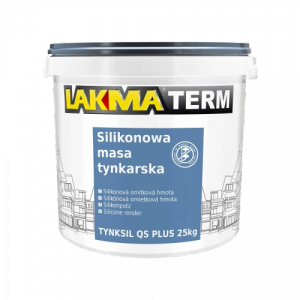 Lakma Tynk Silikonowy 25kg Baranek 1,5mm BIAŁY Tynksil QS Plus Dekoracyjny Elewacyjny Masa Tynkarska Hydrofobowy Paroprzepuszczalny Odporny na Warunki Atmosferyczne - TYLKO ODBIÓR OSOBISTY LUB WYSYŁKA NA PALECIE