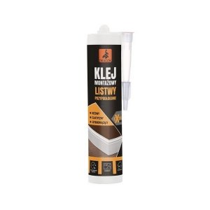 Klej Montażowy do Listew Przypodłogowych BEŻOWY 280ml Dragon szybkowiążący