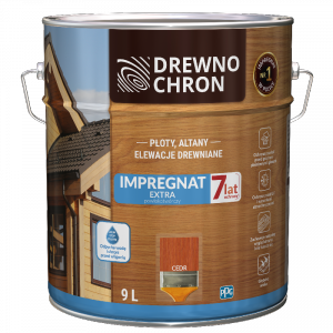Drewnochron CEDR 9L Impregnat Extra do drewna powłokotwórczy płotów altan elewacji