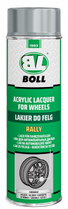 BOLL Lakier Felg SREBRNY 0,5L SPRAY kół samochodowych do metalu drewna plastiku gipsu