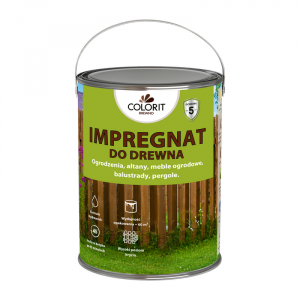 Colorit Impregnat Szybkoschnący 4,5L ANTRACYT drewna do Ochronny wodny płotów altanek