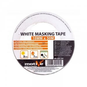 Taśma Łuków Krzywizn 18mm 50m Malarska Papierowa Do White Masking Motive