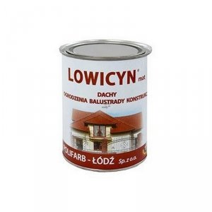 Lowicyn 5L RAL7016 SZARA ANTRACYT-OWA MAT farba na dach Polifarb-Łódź