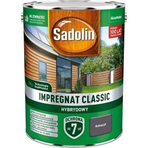 Sadolin Classic impregnat 4,5L ANTRACYT-OWY drewna clasic