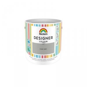 Beckers 2,5L STONY GREY Designer Colour farba lateksowa mat-owa do ścian sufitów