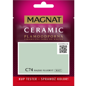 MAGNAT Ceramic TESTER C74 Rajski Fluoryt ceramik ceramiczna farba do wnętrz plamoodporna