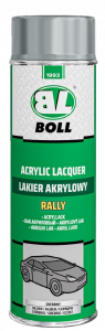 BOLL Lakier Akrylowy SREBRNY 0,5L SPRAY do metalu drewna plastiku farba