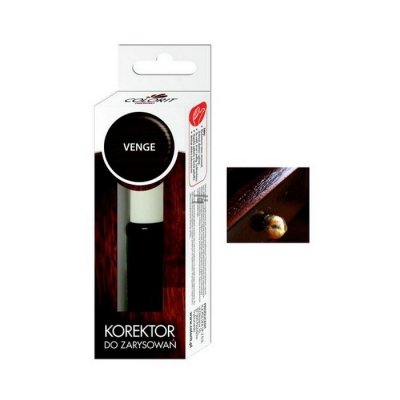Colorit Korektor Zarysowań VENGE WENGE Drewna Renowacji Mebli 7ml do retuszu rys pęknięć zadrapań