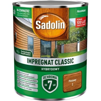 Sadolin Classic impregnat 0,75L PINIOWY PINIA 2 drewna clasic