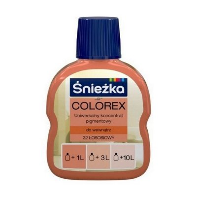 Śnieżka Colorex Pigment 100ml łososiowy 22 barwnik do farby barwienia kolorowania