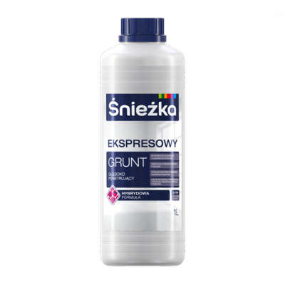 Grunt Szybkoschnący 1L Głęboko Penetrujący Ekspresowy mleczko unigrunt Śnieżka