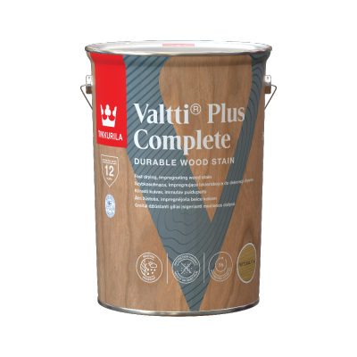 Tikkurila Lakierobejca 5L NATURAL PINE sosna naturalna Valtti Plus Complete szybkoschnąca impregnująca