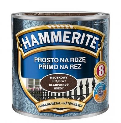 Hammerite Na Rdzę 0,25L BRĄZ-OWY MŁOTKOWY hamerite farba