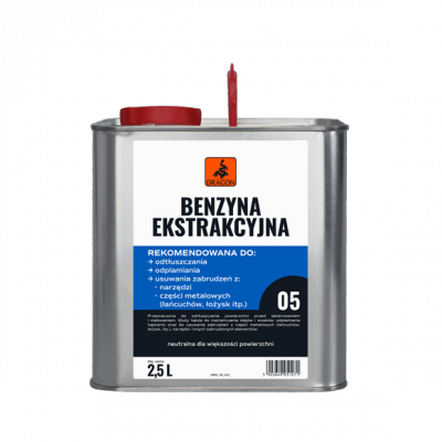 Benzyna Ekstrakcyjna 2,5L Dragon Do Odtłuszczania rozcieńczalnik rozpuszczalnik
