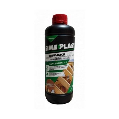 Impregnat konstrukcyjny BRĄZ-OWY 1kg koncentrat 1:9 Drew-Dach Plus Simeplast