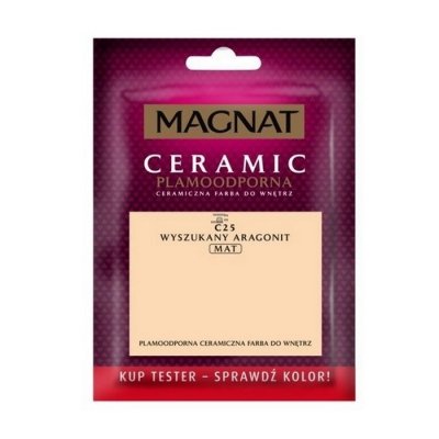 MAGNAT Ceramic TESTER C25 Wyszukany Aragonit ceramik ceramiczna farba do wnętrz plamoodporna