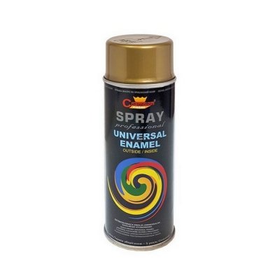 Spray Uniwersalny ZŁOTY 400ml emalia Champion do metalu plastiku drewna gipsu