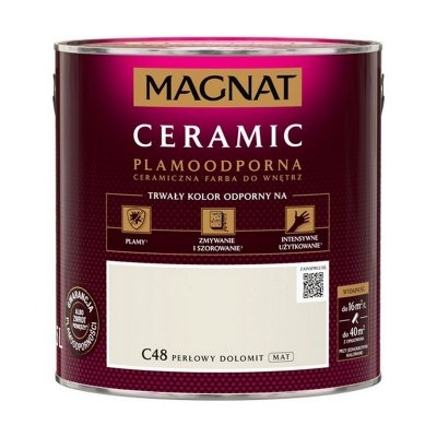 MAGNAT Ceramic 2,5L C48 Perłowy Dolomit ceramik ceramiczna farba do wnętrz plamoodporna