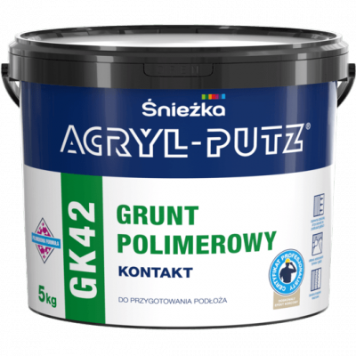 Acryl-Putz Grunt Kontakt-owy GK42 5kg szczepny Polimerowy kruszywo kwarcowe do gruntowania podłoży śliskich gładkich