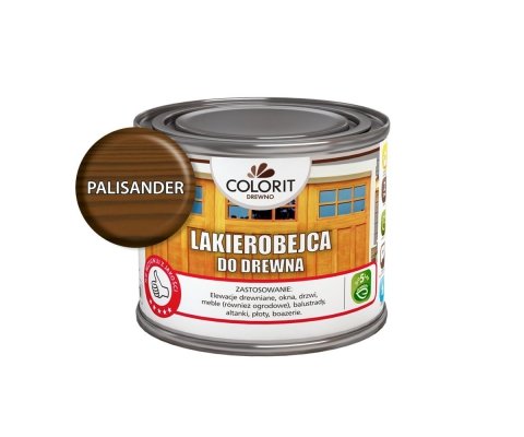 Colorit Lakierobejca Drewna 375ml PALISANDER szybkoschnąca satynowa farba do