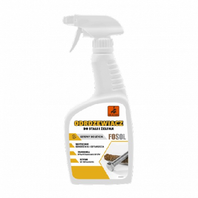 Fosol Odrdzewiacz Stali Żeliwa 0,5 L Atomizer Odtłuszczacz Środek Na Rdzę Dragon