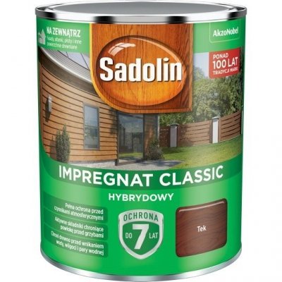 Sadolin Classic impregnat 0,75L TEK TIK TEAK 3 drewna clasic