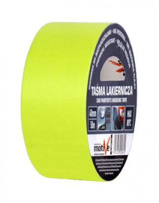 Taśma Lakiernicza Papier Ryżowy 48mm 50m Papierowa Maskująca Malarska ZIELONA Motive