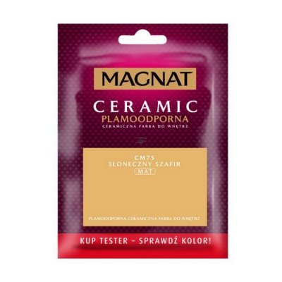 MAGNAT Ceramic TESTER C75 Słoneczny Szafir ceramik ceramiczna farba do wnętrz plamoodporna
