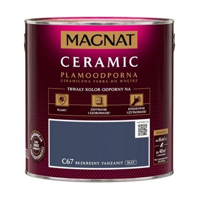 MAGNAT Ceramic 2,5L C67 Bezkresny Tanzanit ceramik ceramiczna farba do wnętrz plamoodporna