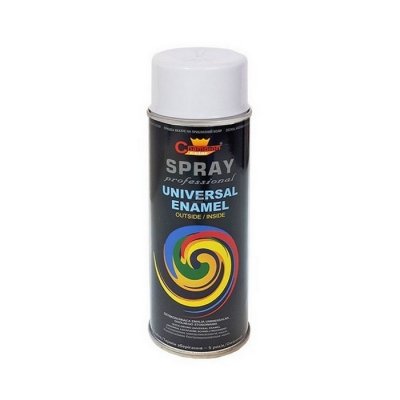 Spray Uniwersalny RAL9003 BIAŁY POŁYSK 400ml emalia Champion do metalu plastiku drewna gipsu