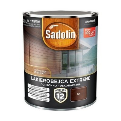 Sadolin Extreme lakierobejca 0,7L TEK TIK TEAK do drewna szybkoschnąca odporna zewnętrzna
