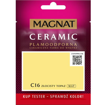 MAGNAT Ceramic TESTER C16 Złocisty Topaz ceramik ceramiczna farba do wnętrz plamoodporna