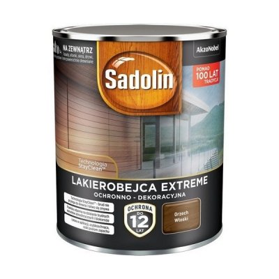 Sadolin Extreme lakierobejca 0,7L ORZECH WŁOSKI do drewna szybkoschnąca odporna zewnętrzna