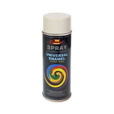 Spray Uniwersalny RAL9010 BIAŁY POŁYSK 400ml emalia Champion do metalu plastiku drewna gipsu