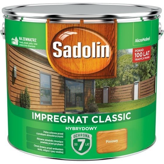 Sadolin Classic impregnat 9L PINIOWY PINIA 2 drewna clasic