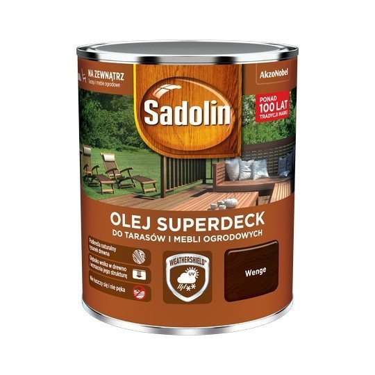 Sadolin Superdeck olej 0,75L WENGE 90 tarasów drewna do