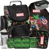 ZESTAW 5 ele AVENGERS TORNISTER MARVEL SZKOLNY DLA CHŁOPAKA HALK THOR