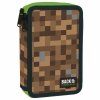 Piksele Piórnik Minecraft Szkolny z Wyposażeniem dla Chłopaka Piksele