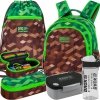 PLECAK COOLPACK CP ZESTAW 5ele. GRA PIKSELE GAME MINECRAFT DLA CHŁOPAKA