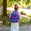 MŁODZIEŻOWY PLECAK BACKUP KOLOROWE FALE SZKOLNY NEONOWY ZESTAW 5w1