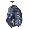 PLECAK STITCH NA KÓŁKACH KOMPLET 5w1 SZKOLNY DLA UCZENNICY STICH DZIEWCZĘCY