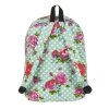 Plecak Vintage w Róże Młodzieżowy Szkolny Kwiaty dla Dziewczyny	