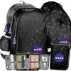  Zestaw 3 ele. Nasa Plecak Szkolny dla Chłopaka Kosmiczny [PP21NN-081]