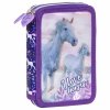KONIE KOMPLET 5W1 PLECAK DLA DZIEWCZYN SZKOLNY DO PODSTAWÓWKI DERFORM HORSE