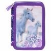 KONIE PIÓRNIK SZKOLNY 2-KOMOROWY Z WYPOSAŻENIEM HORSE DZIEWCZĘCY