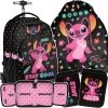 Duży Plecak na Kółkach Lilo i Stitch Szkolny Paso [DS23TT-671]
