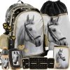Siwy Koń Plecak dla Dziewczynki do Szkoły Paso [PP20H-081]