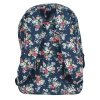 Plecak Vintage dla Dziewczyny Młodzieżowy Szkolny Kwiaty 17-223B