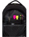 CP CoolPack Plecak Czarny z Naszywkami [B19056]